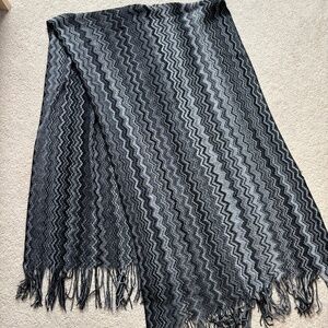 Grey Missoni Ladies Scarf